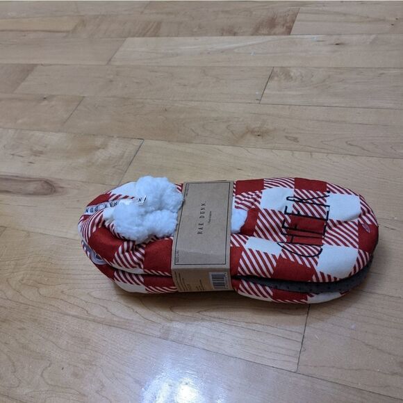 RAE DUNN Slippers CHEER size 8-10 II NEW - Picture 6 of 6